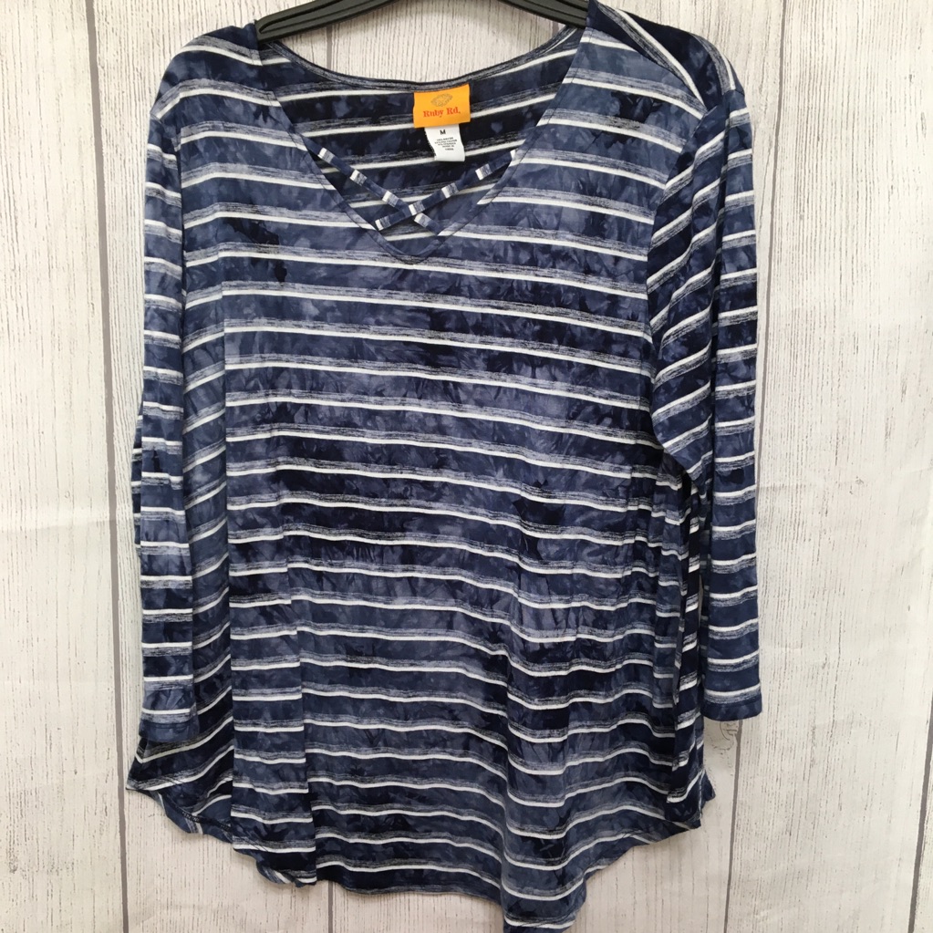 Ruby Rd. Striped Blouse-Medium